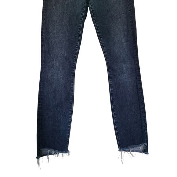 Mother Denim Stunner Zip Fly Ankle Step Fray in A Trip Down Memory Lane Size 24 - Picture 5 of 9